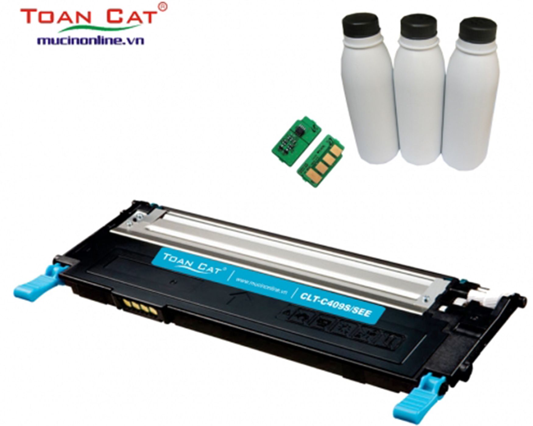 NẠP MỰC SAMSUNG LASER MÀU - CLT-C409S/SEE – Mực In Toàn Cát