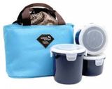 BỘ HỘP CƠN VĂN PHÒNG LOCK N LOCK XANH NHẠT