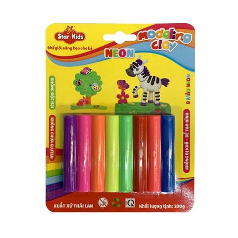 Đất Nặn 8 Màu Neon