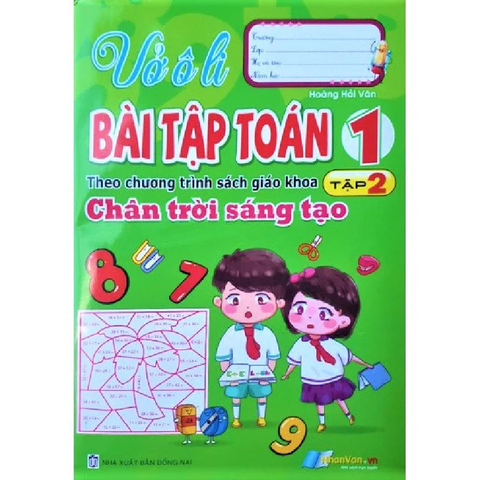 Vở Ô Li Bài Tập Toán - Lớp 1 - Tập 2 - Chân Trời Sáng Tạo