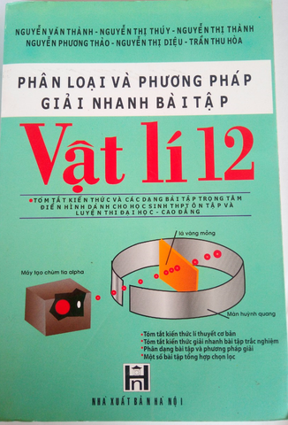 Phân Loại và Phương Pháp Giải Nhanh Bài Tập Vật Lí 12