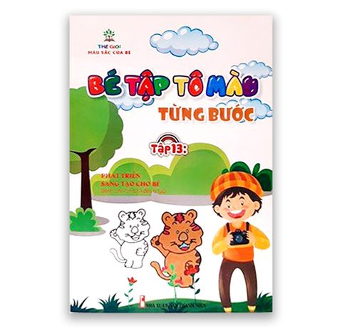 Bé Tập Tô Màu Từng Bước Tập 13