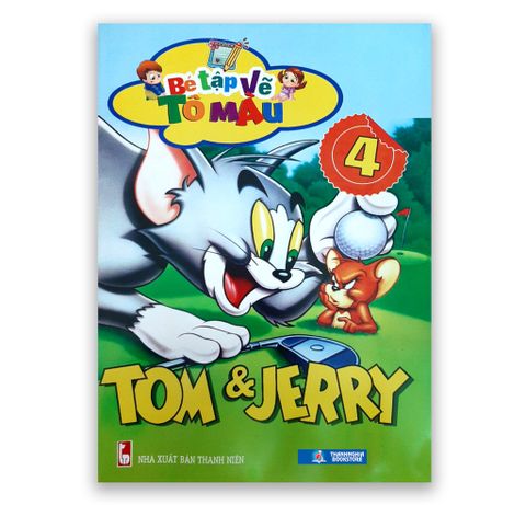 Bé Tập Vẽ Tô Màu - Tom & Jerry 4