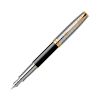 Bút Máy Parker Sonnet Metal Black GT18k GB-2119784 – Mạ vàng 18K