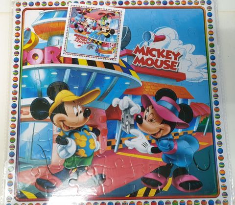 Trò Chơi Ghép Hình Thông Minh - Chuốt Mickey