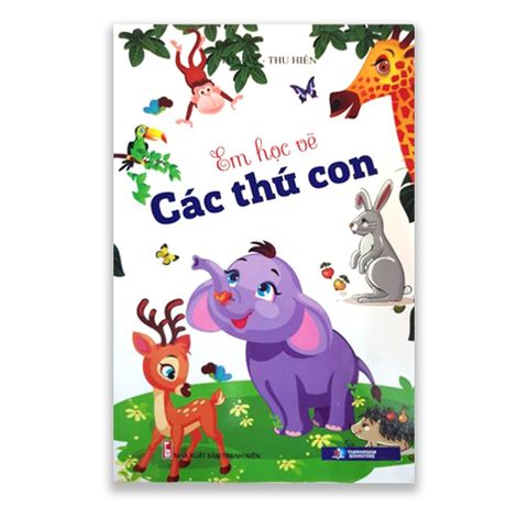 Em học vẽ - Các thú con