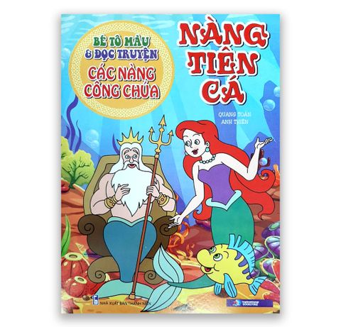 Bé Tô Màu & Đọc Truyện Các Nàng Công Chúa: Nàng Tiên Cá