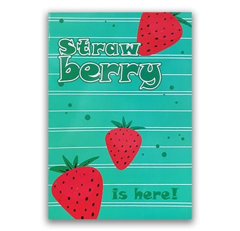 Sổ Notebook ghi chép - Strawberry