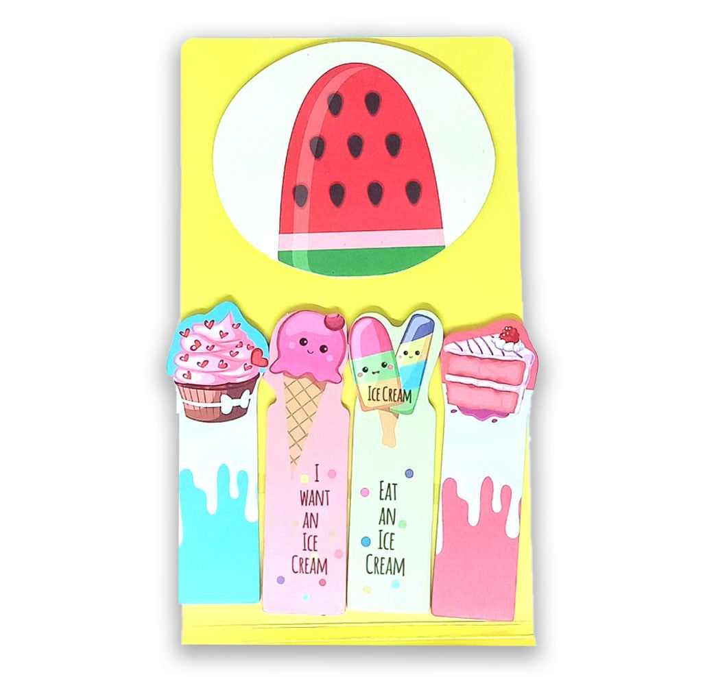 Sticker Giấy Note Hình Khám Phá Nguồn Tri Thức Bất Tận