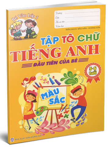 Tập Tô Chữ Tiếng Anh - Màu Sắc