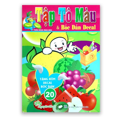 Tập Tô Màu & Bóc Dán Decal - Quyển 20