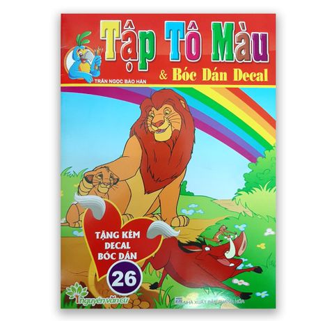 Tập Tô Màu & Bóc Dán Decal - Quyển 26