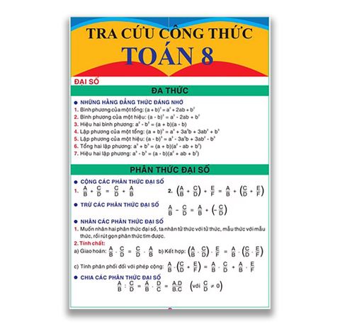 Tra Cứu Công Thức Toán 8