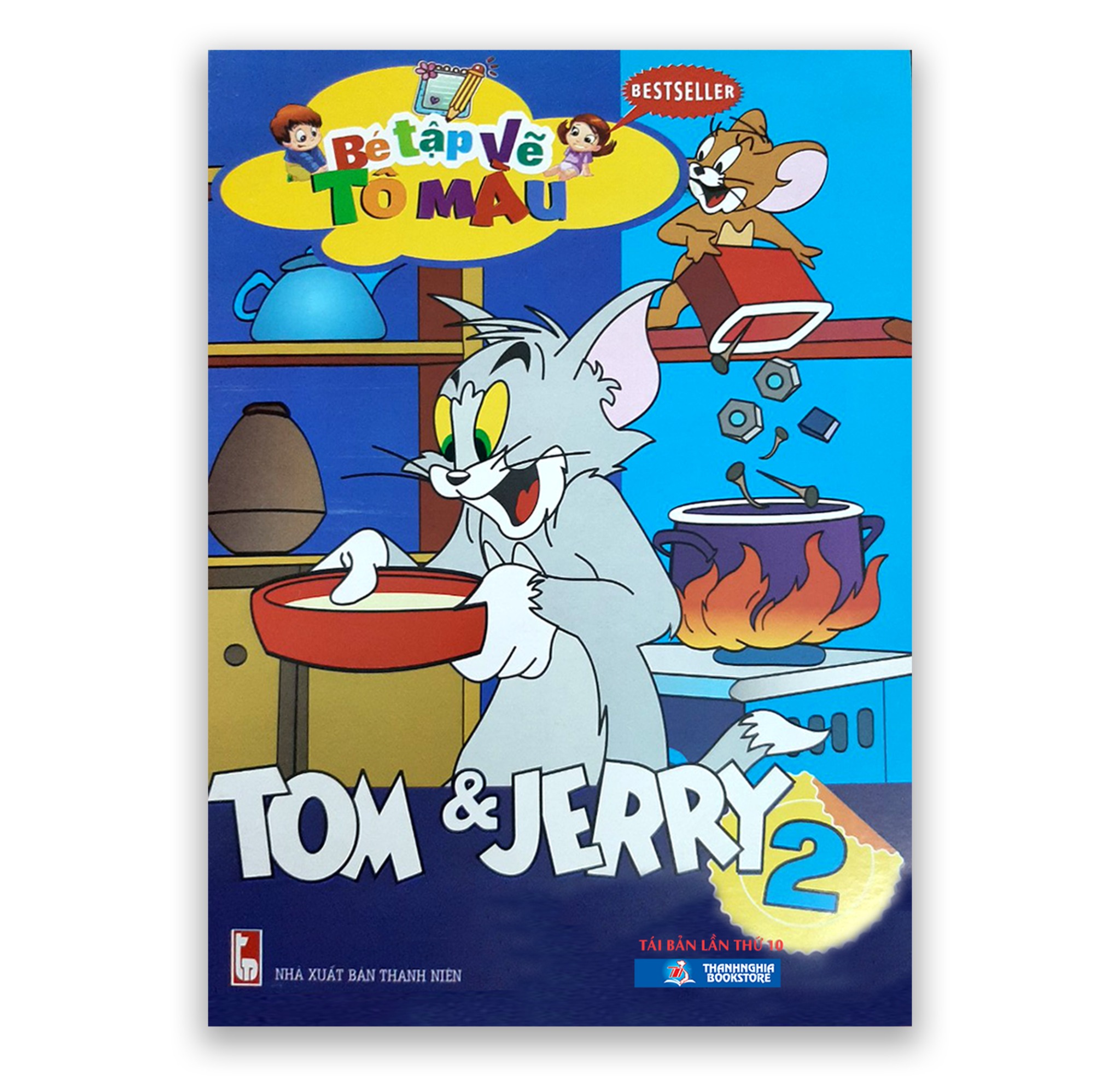 200 Tranh tô màu TOM và JERRY cute ngộ nghĩnh đáng yêu