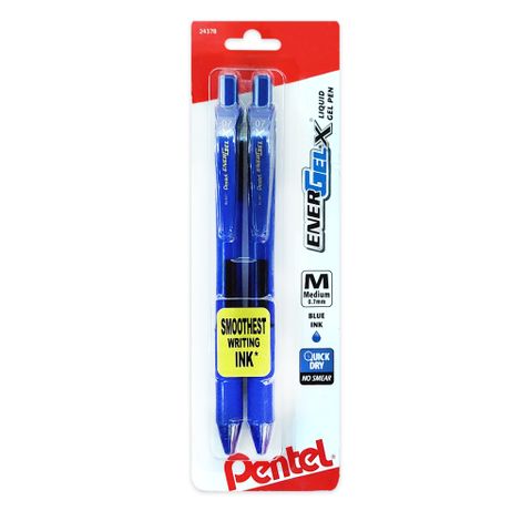 Vỉ 2 Bút Ký Pentel Mực Gel 0.7mm BL107