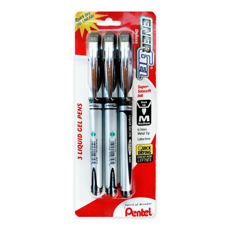 Vỉ 3 Bút Ký Pentel Energel Liquid Gel Ink BL57