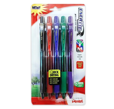 Vỉ 5 Cây Bút BL107 Pentel Energel