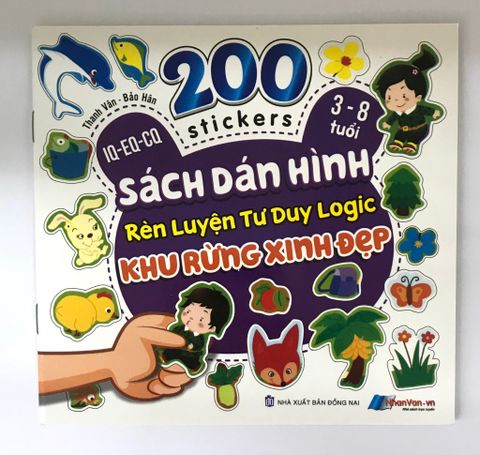 Sách Dán Hình Rèn Luyện Tư Duy Logic - Khu Rừng Xinh Đẹp