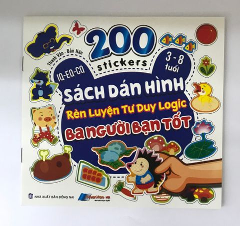 Sách Dán Hình Rèn Luyện Tư Duy Logic - Ba Người Bạn Tốt