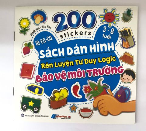 Sách Dán Hình Rèn Luyện Tư Duy Logic - Bảo Vệ Môi Trường