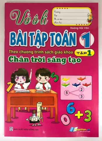 Vở Ô Li Bài Tập Toán Lớp 1 - Tập 1 ( Chân Trời Sáng Tạo )