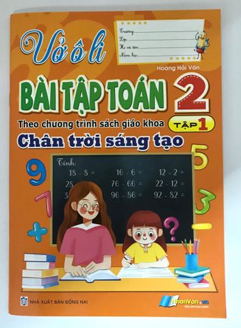 Vở Ô Li Bài Tập Toán Lớp 2 - Tập 1 ( Chân Trời Sáng Tạo )