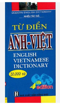 Từ Điển Việt - Anh 20. 000 Từ