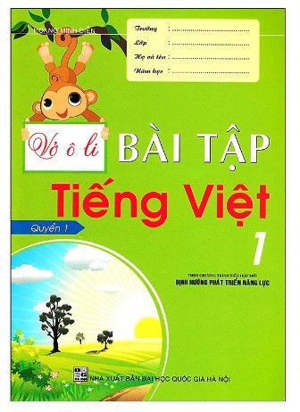 Vở Ô Li Bài Tập Tiếng Việt 1 - Quyển 1
