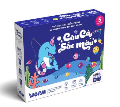 Câu Cá Sắc Màu - Trò Chơi Phát Triển Kỹ Năng Vận Động Tinh & Quan Sát Nhanh