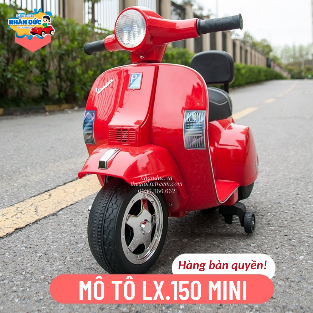 Xe mô tô cho bé Vespa PX-150 Mini