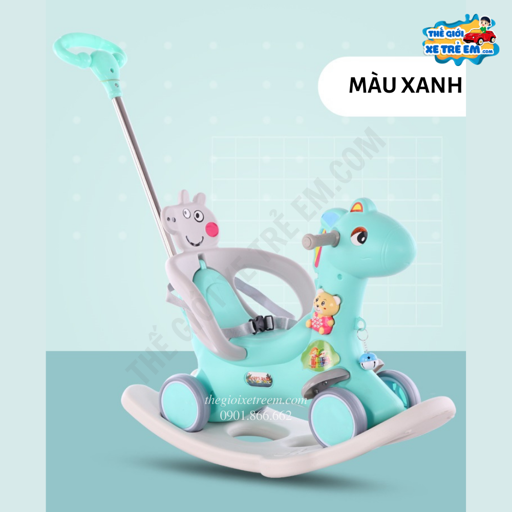 Bập bênh ngựa cho bé 3in1 RH.03