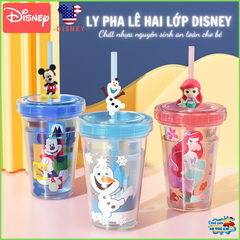 [Disney-TGXTE] Ly pha lê hai lớp cao cấp Melamine size 320ml