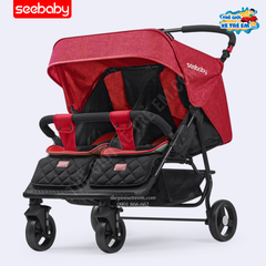 Xe đẩy đôi cho bé Seebaby T22