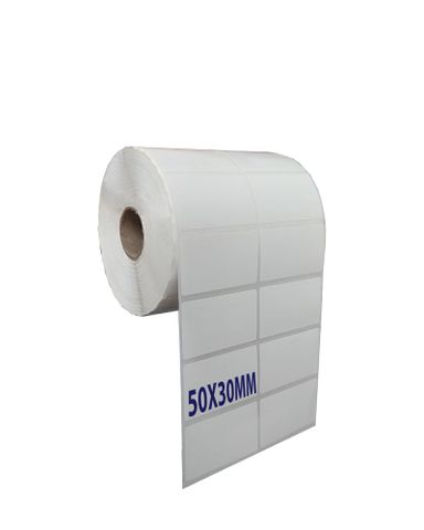 Giấy In Mã Vạch Chất Lượng Cao – Kích Thước 50x30mm