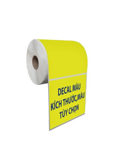 Giấy Decal Thường – In Màu