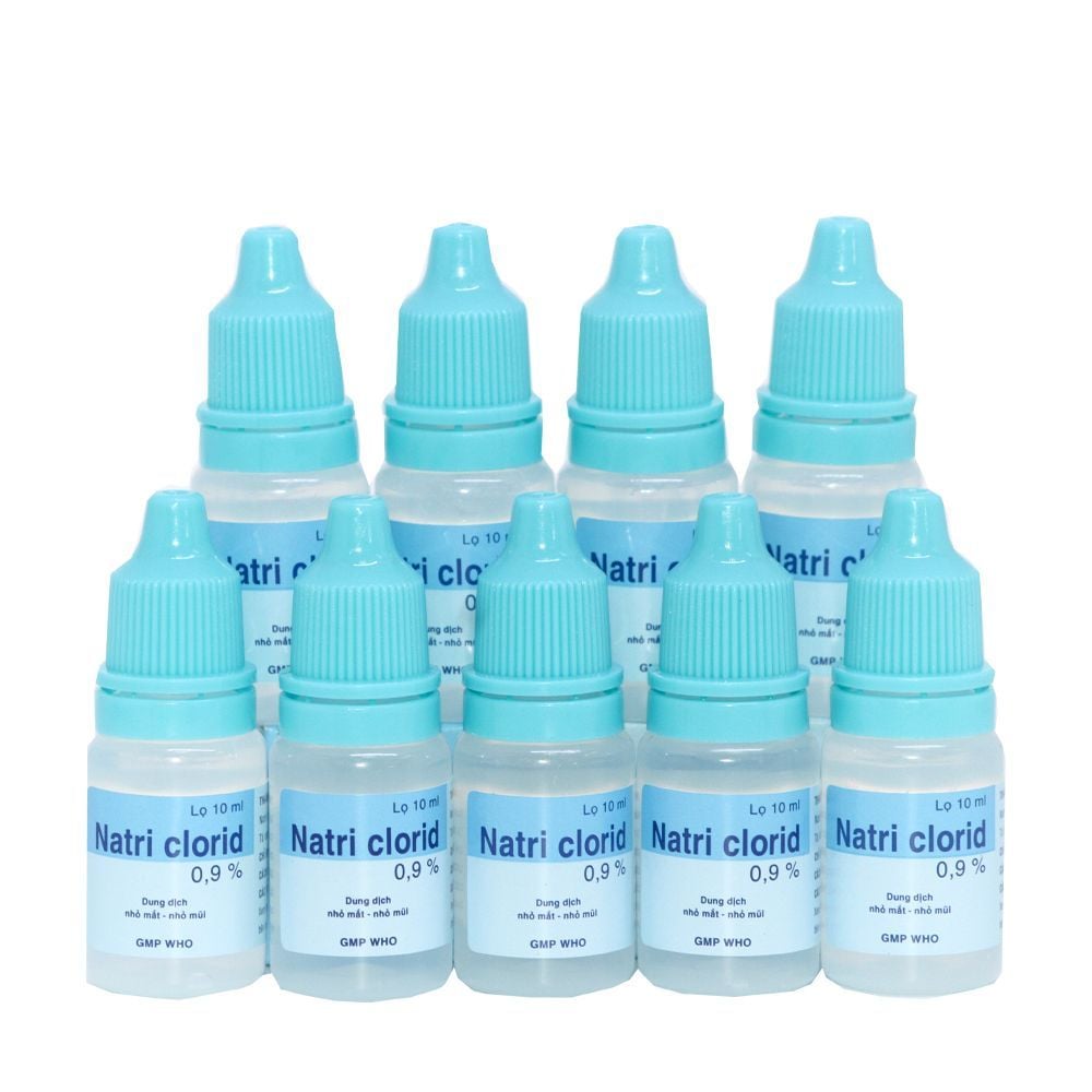 Natri clorid 0,9% - Nước Muối Sinh Lý - Lọ 10ml