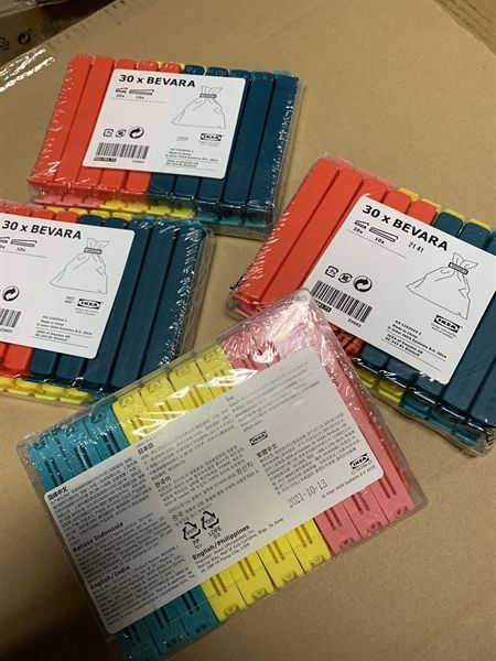 Kẹp túi đựng thực phẩm SET 30 CHIẾC