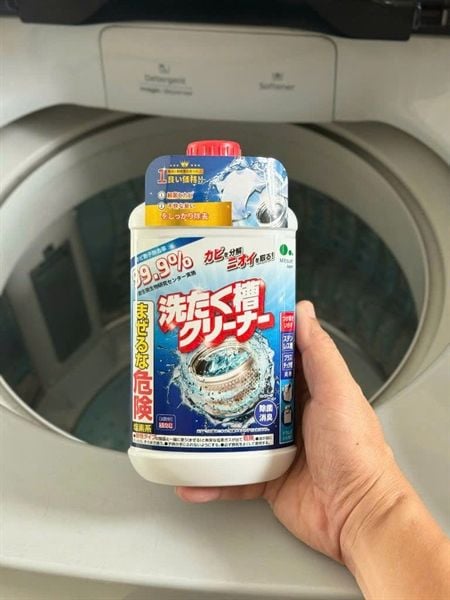 Nước tẩy lồng giặt MITSUEI Nhật Bản 550g MẪU MỚI