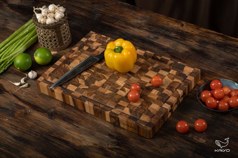 Thớt chặt gỗ Teak