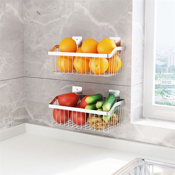 Giỏ inox 304 dán tường