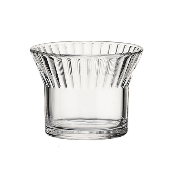 Ly thủy tinh miệng loe uống trà cà phê