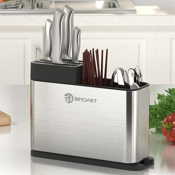 Kệ đa năng đựng dao, đũa thìa cao cấp chất liệu inox không gỉ SINOART