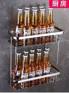 Kệ phòng tắm inox chữ nhật