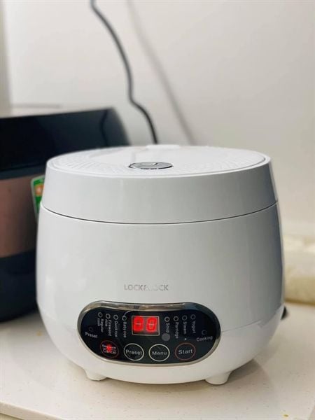 Nồi cơm điện Mini Lock Lock 0,8l Trắng