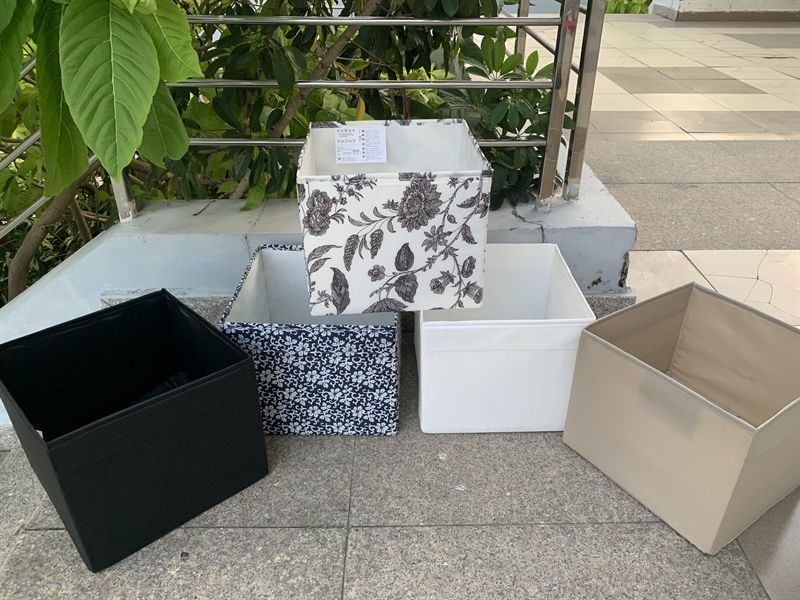 Hộp vải Gopan nhiều màu 30 x 30 x 25 cm