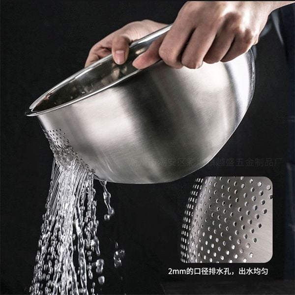 Rổ inox 304 tiện lợi 2 chức năng