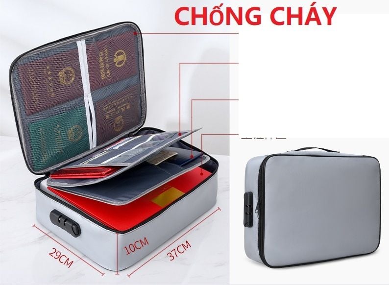 Hộp đựng bảo quản giấy tờ trong gia đình VOI VUÔNG