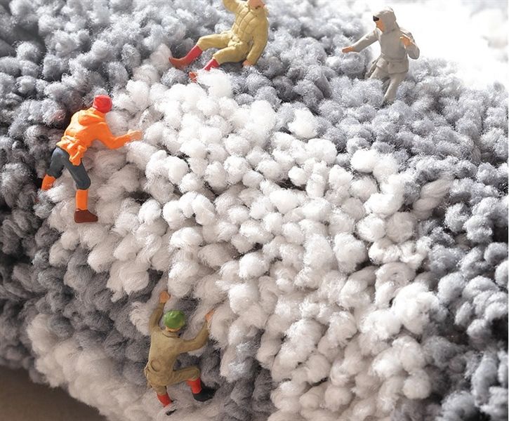 Thảm Bán Nguyệt HOME Xám 50*80cm