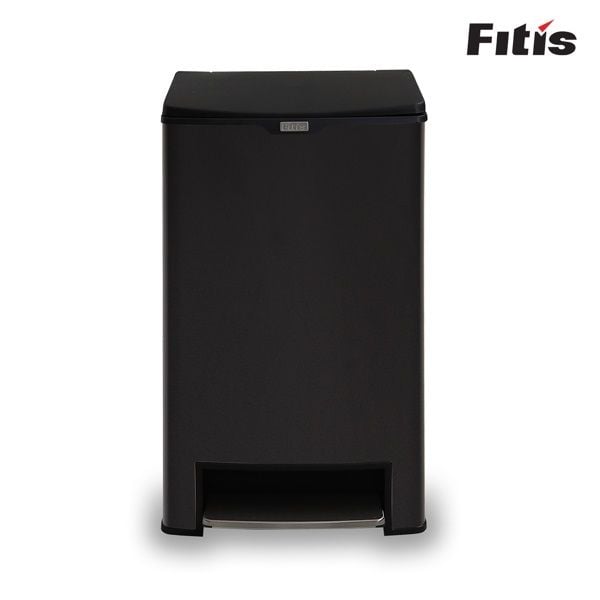 Thùng rác đạp lớn MEGA 40l 40*29*73cm MÀU ĐEN