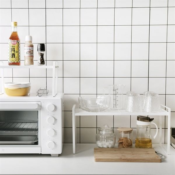 Kệ Đa Năng Để Gia Vị Xong Nồi Lắp Ghép VOI VUÔNG